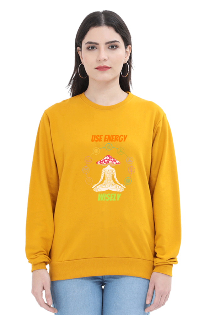 Women Sweatshirt - Use Energy Wisely