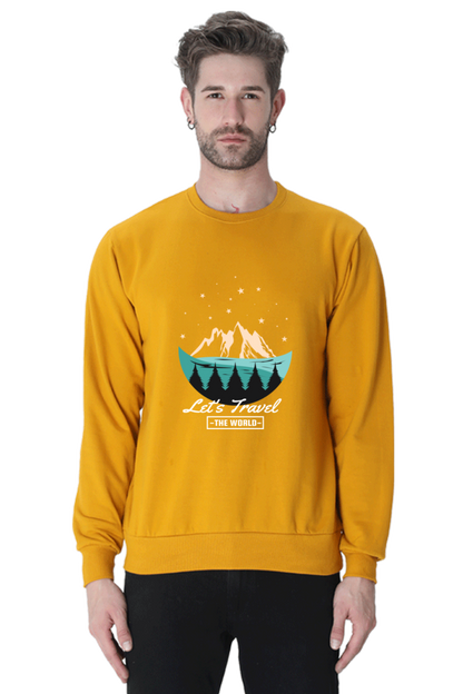 Men Adventure Sweatshirt - let's travel