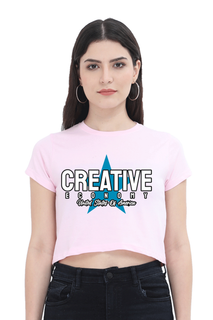 Women's Crop Top - Creative