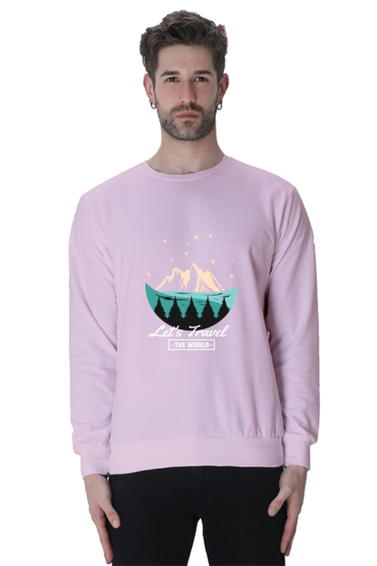 Men Adventure Sweatshirt - let's travel