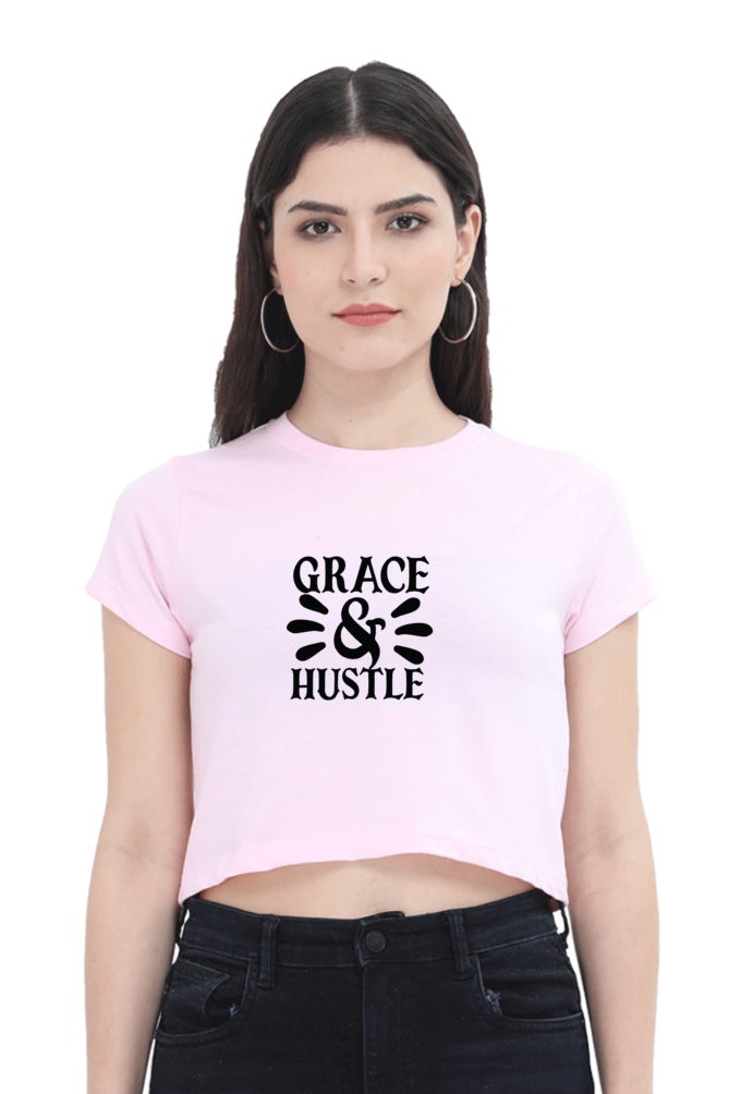 Women Motivational Crop Top - Grace