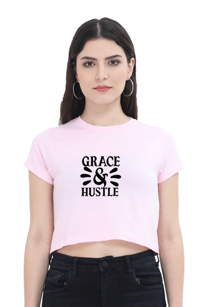 Women Motivational Crop Top - Grace