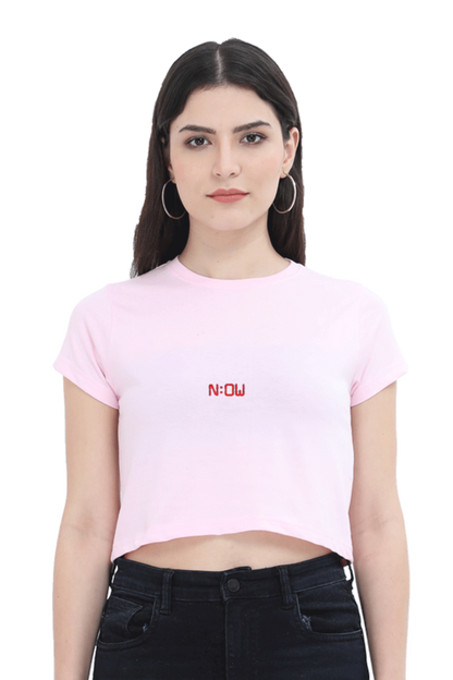 Women's Minimalistic Crop Top - Now