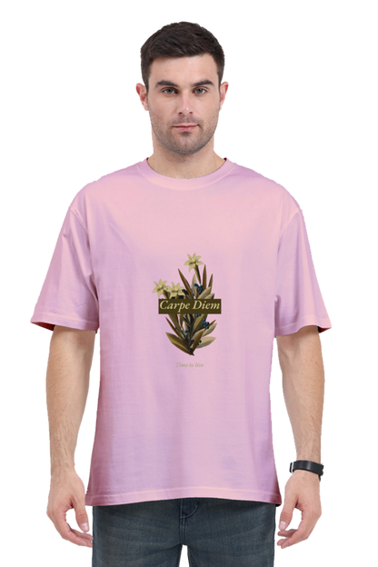 Men Motivational Oversized Classic T Shirt  - Diem