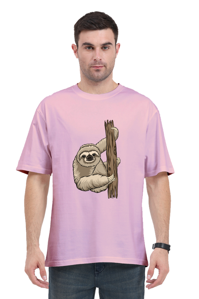 Men Sloth Oversized Classic T Shirt  - grandpaa sloth