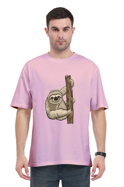 Men Sloth Oversized Classic T Shirt  - grandpaa sloth