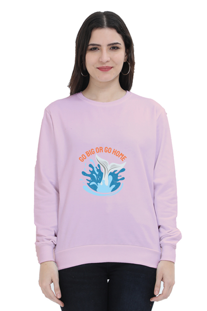 Women Swimming Sweatshirt - Go Home