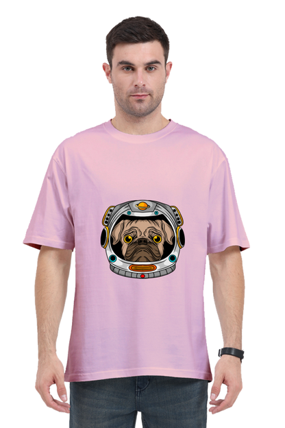 Men Animal's & Monster's  Oversized Classic T Shirt  -  helmet dog