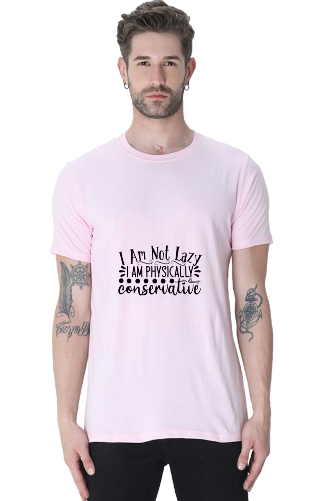 Men's Funny & Queen SVG Round Neck T-Shirt - conservative