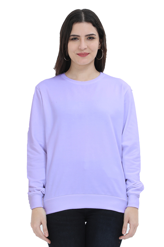 Women Sweatshirt - Plain Sweatshirt