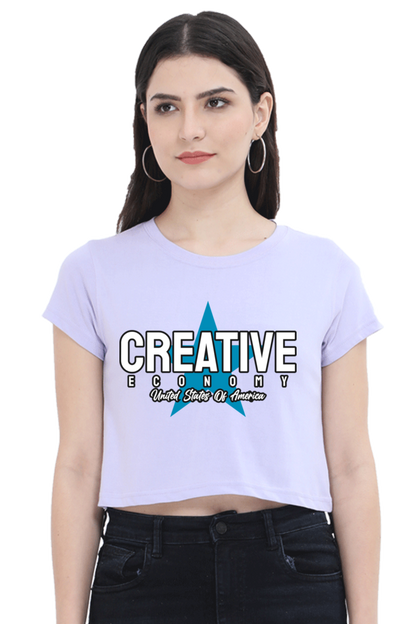 Women's Crop Top - Creative