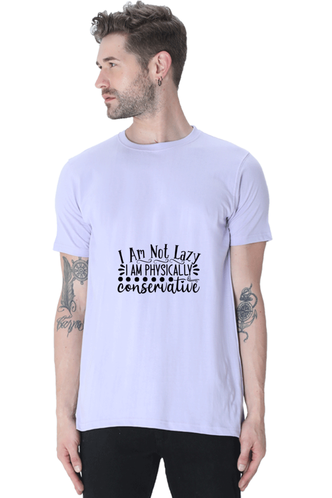 Men's Funny & Queen SVG Round Neck T-Shirt - conservative