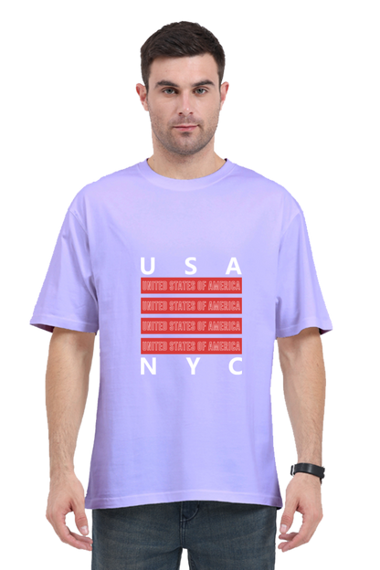 Urban Unisex Cotton Round Neck T-shirt - NYC