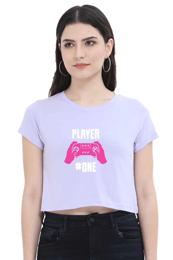 Women Gamer Crop Top - Player