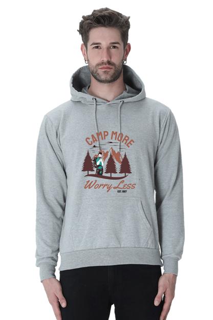 Men's  Adventure Sweatshirts Hoodie - worryless