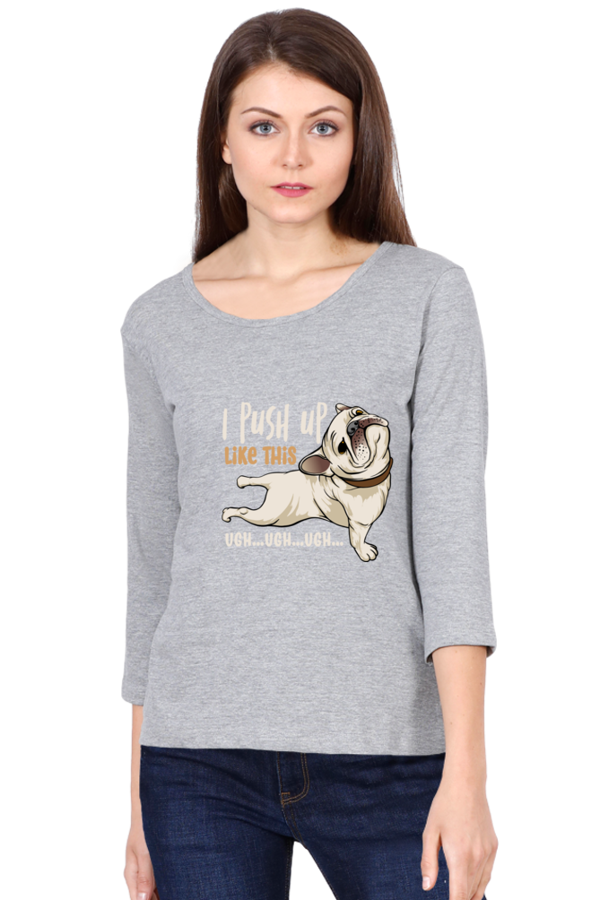 Women’s Full Sleeves Funny & Queen SVG T-Shirts - Push up
