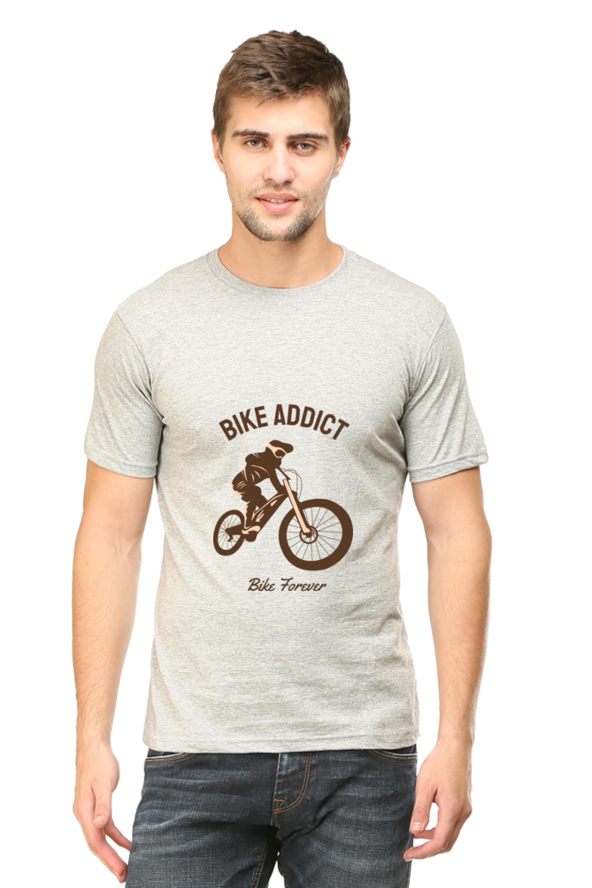 Men's BMX Cotton Round Neck T-Shirt - addict