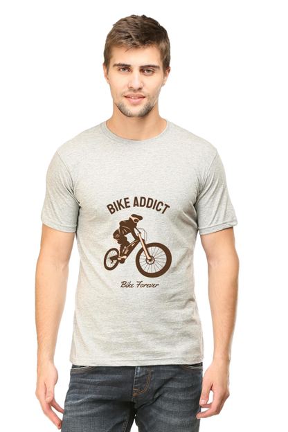 Men's BMX Cotton Round Neck T-Shirt - addict