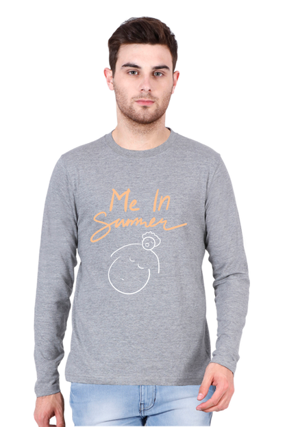 Men’s  Summer Full Sleeve - T Shirt - Me In Summer