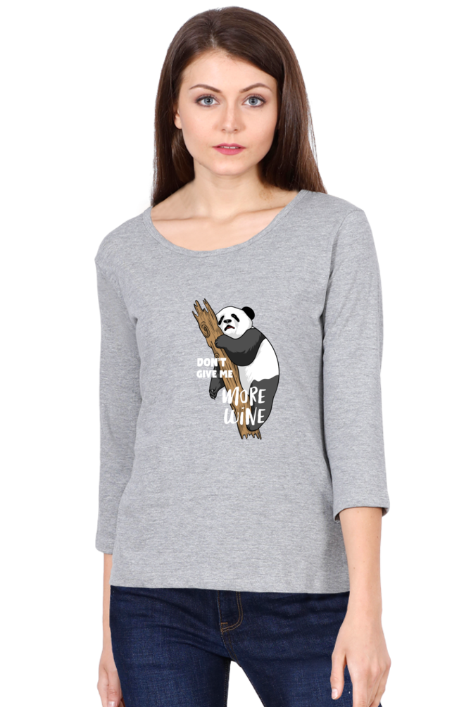 Women’s Full Sleeves Funny & Queen SVG T-Shirts - Wine