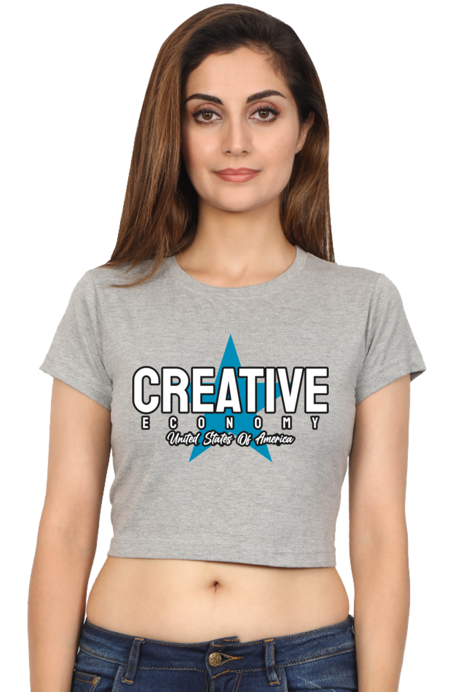Women's Crop Top - Creative