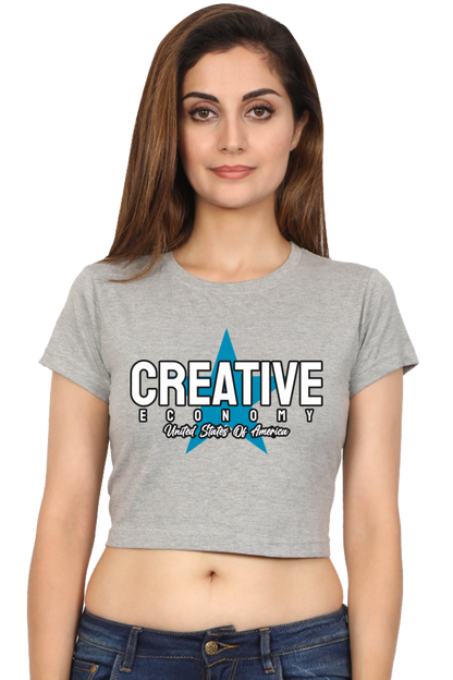 Women's Crop Top - Creative
