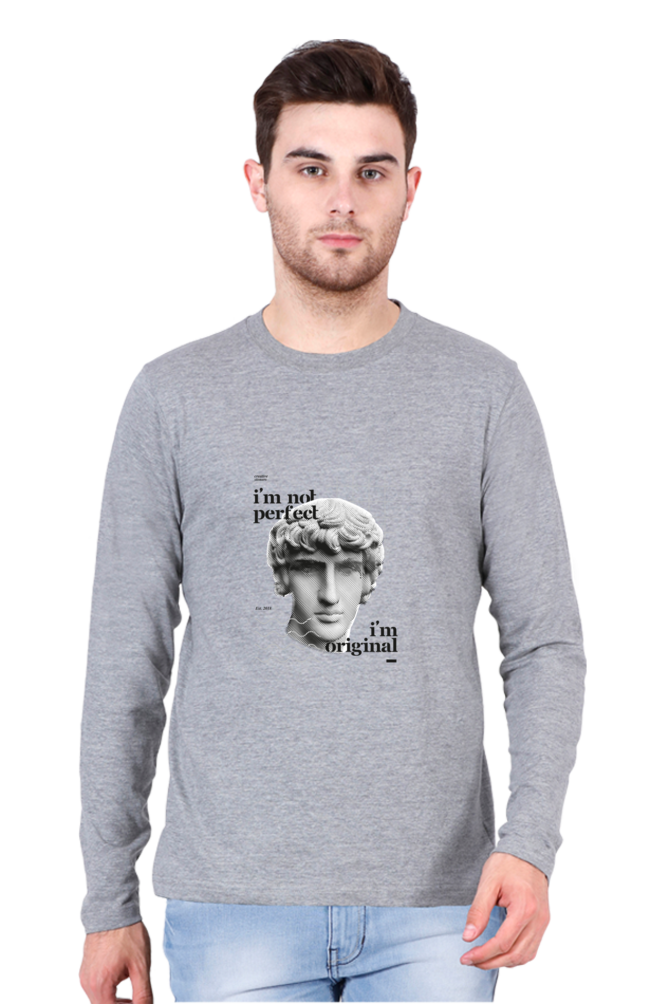 Round Neck Half-Sleeves - not perfect but original - T-Shirt