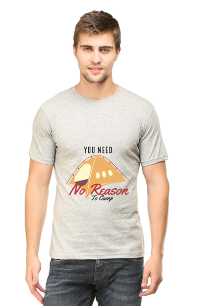 Men's Round Neck Summer T-Shirt - No Reason