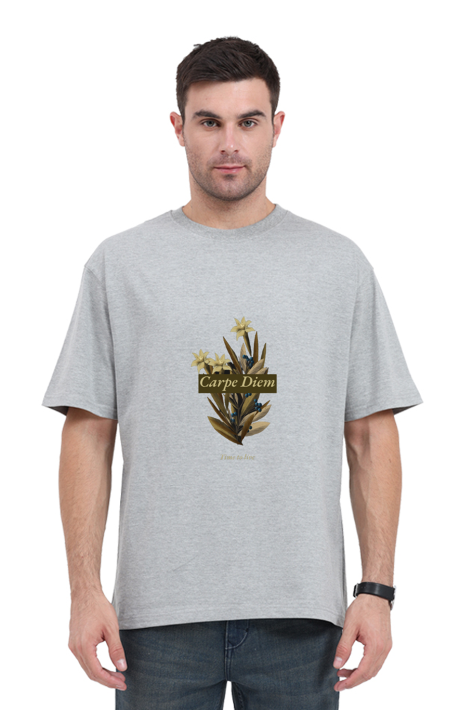 Men Motivational Oversized Classic T Shirt  - Diem