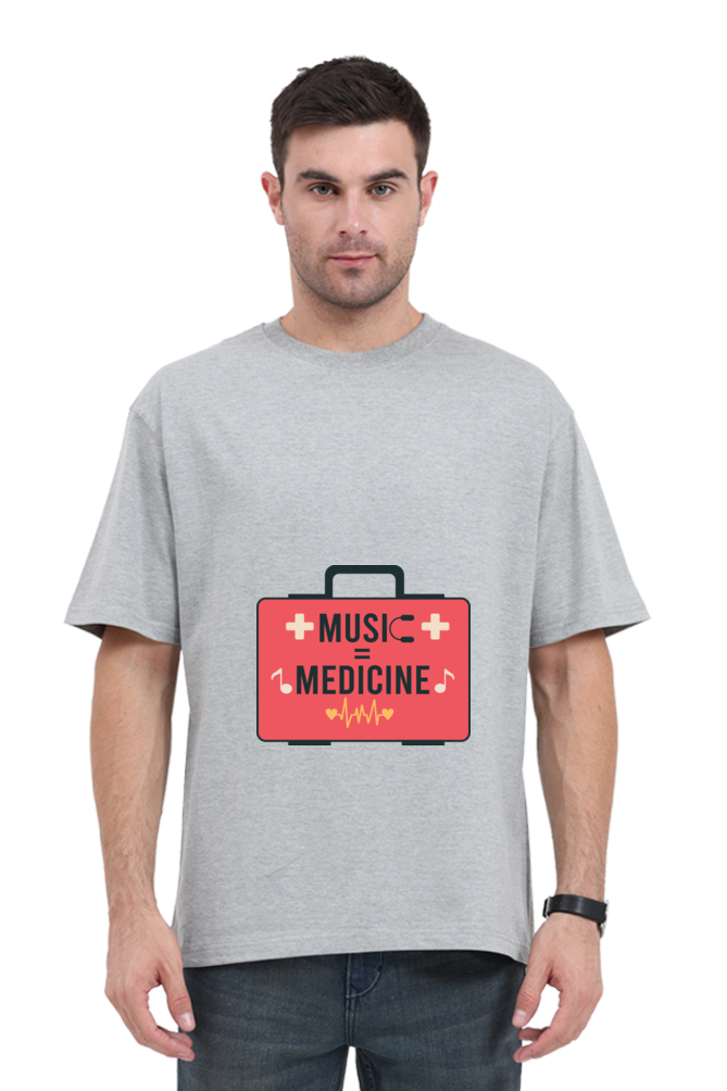 Men Oversized Classic T Shirt - Medicine