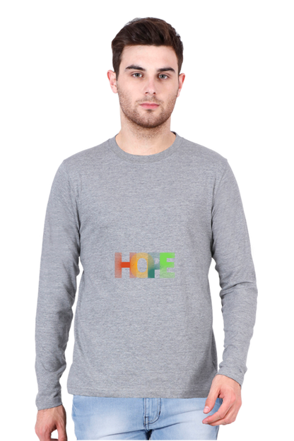 Men’s  Minimalistic Full Sleeve - T Shirt - Hope