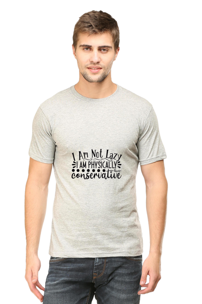 Men's Funny & Queen SVG Round Neck T-Shirt - conservative