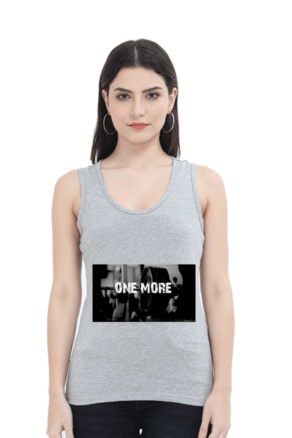 Women Minimalistic Tank Top -  One More