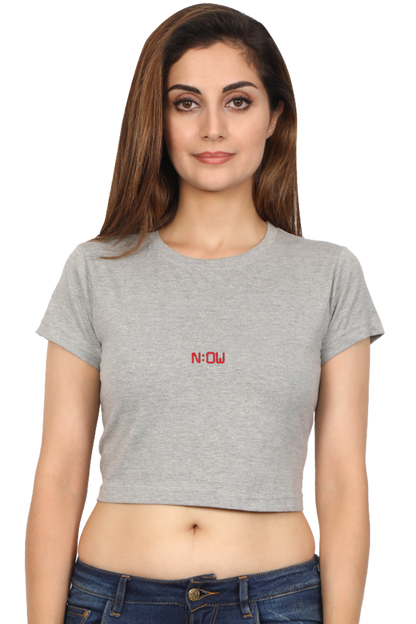 Women's Minimalistic Crop Top - Now