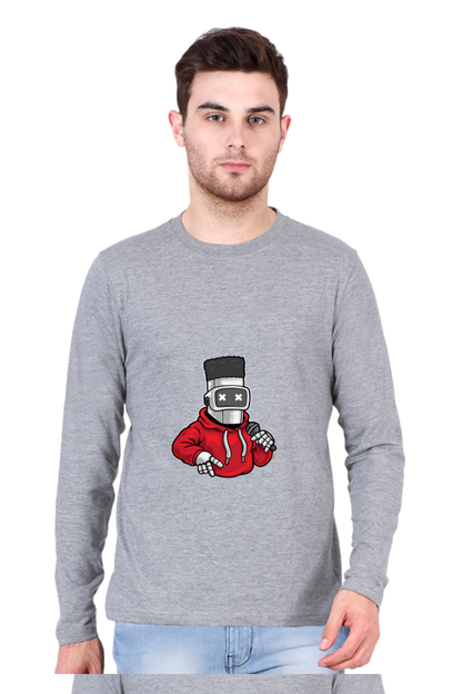 Men’s  Dance Full Sleeve - T Shirt - robot hip-hop
