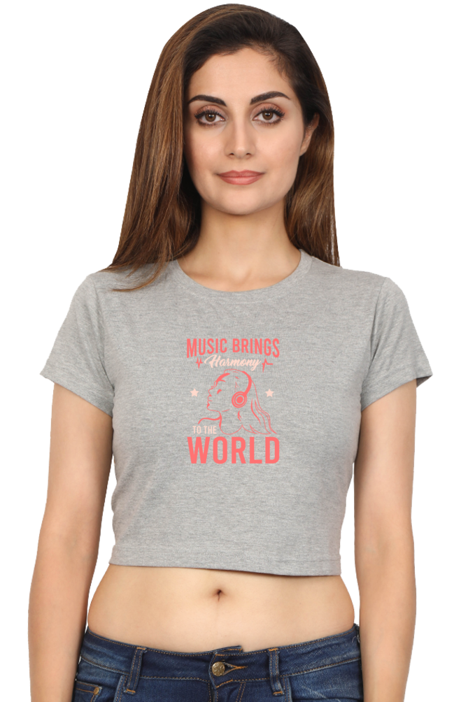Women's Music Crop Top - Harmony