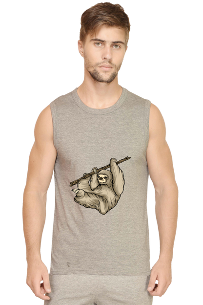 Men’s Sloth Gym Vest - swing along