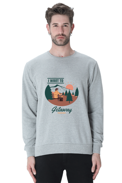 Men Adventure Sweatshirt - get away
