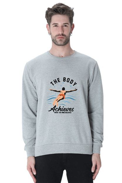 Men Swimming Sweatshirt - Achieves