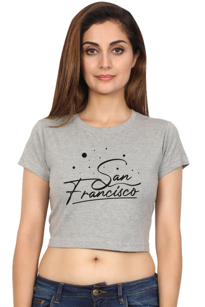 Women's Crop Top - San Francisco