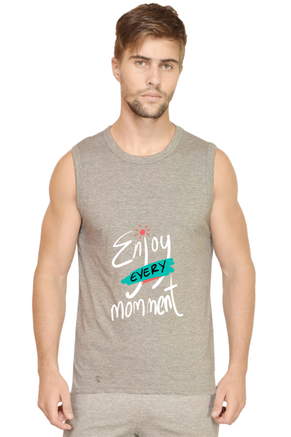 Men’s Summer Gym Vest - Enjoy Moment