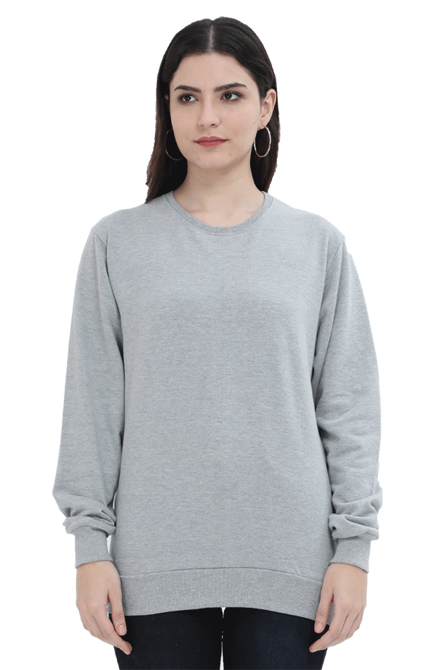 Women Sweatshirt - Plain Sweatshirt