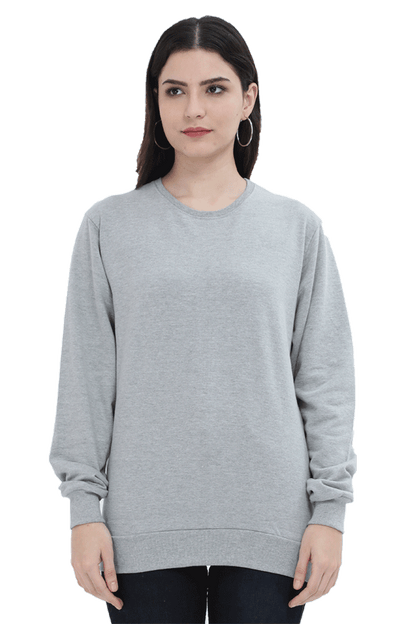 Women Sweatshirt - Plain Sweatshirt