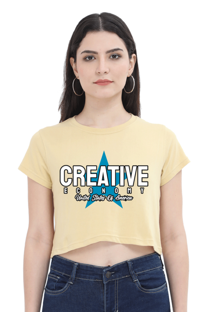 Women's Crop Top - Creative
