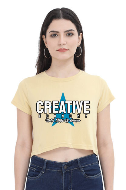 Women's Crop Top - Creative