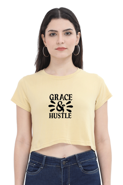 Women Motivational Crop Top - Grace
