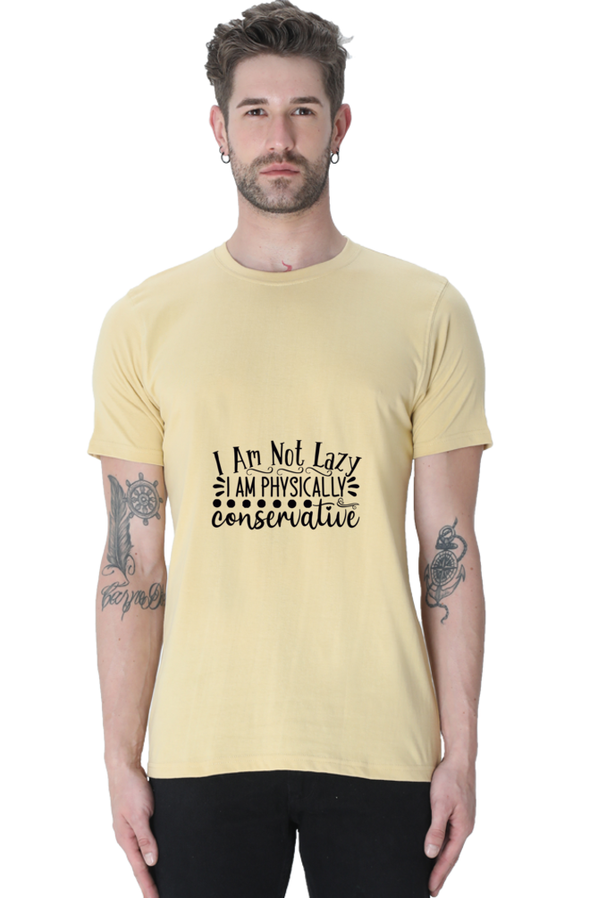 Men's Funny & Queen SVG Round Neck T-Shirt - conservative
