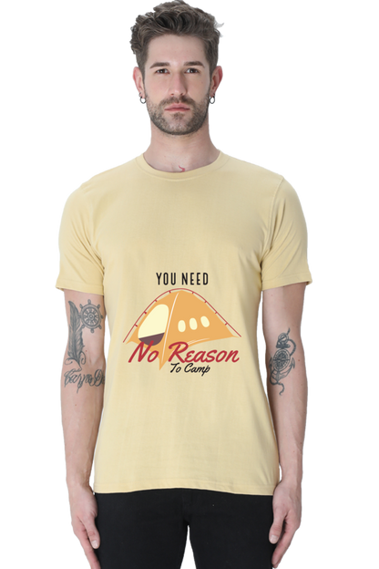 Men's Round Neck Summer T-Shirt - No Reason