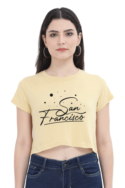 Women's Crop Top - San Francisco