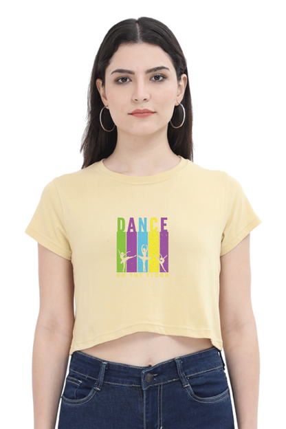 Women Dance Crop Top - floor dance